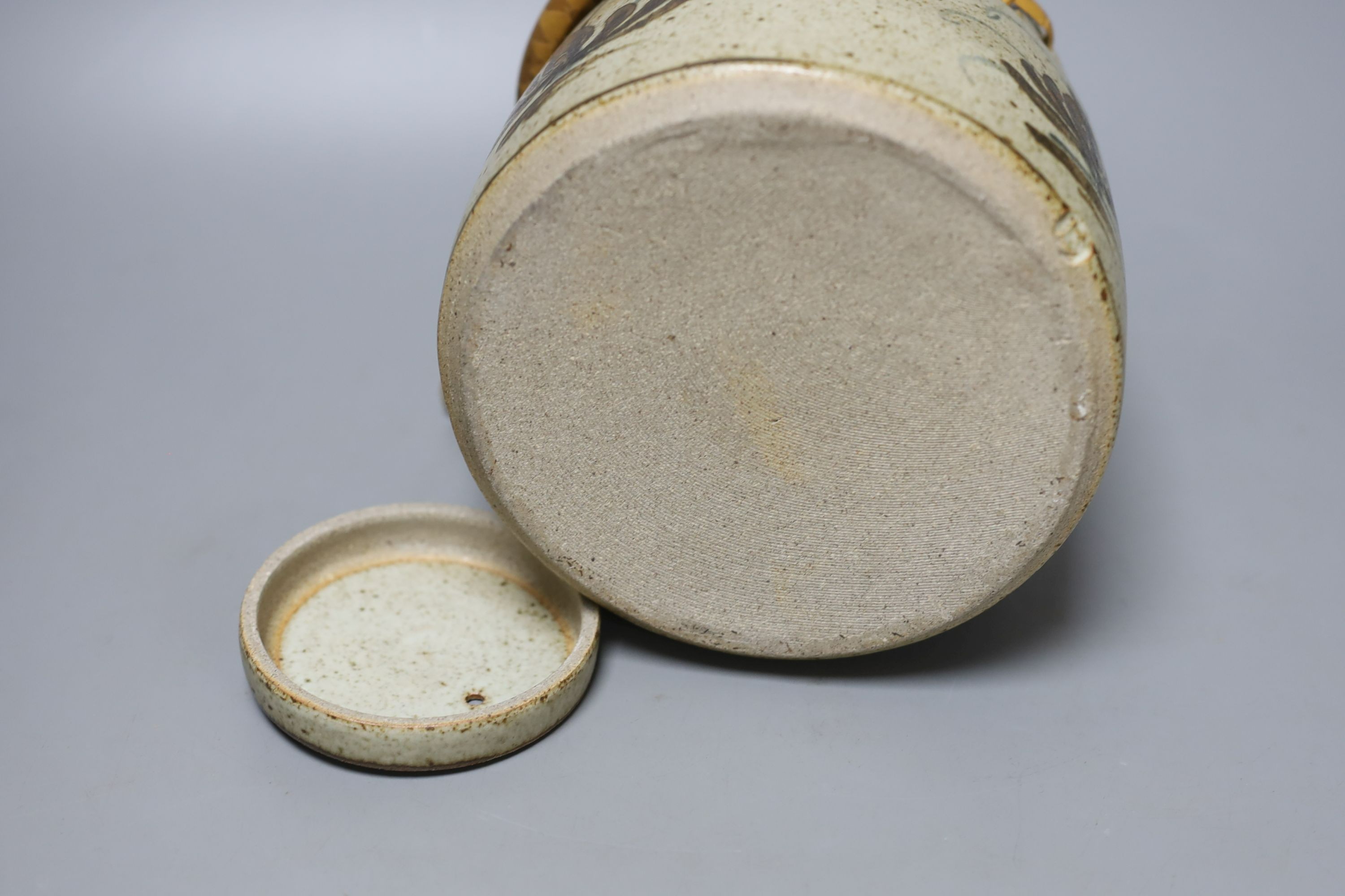 David Leach, studio pottery kettle, post 1956 - 16cm tall